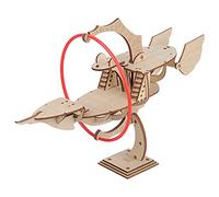 Eberron Elemental Airship Model Wood Laser Cut Fantasy Skyship Terrain Map with 1" Grid Perfect for D&D, Pathfinder, Wargames and Other Tabletop RPG