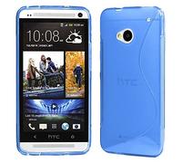 ebestStar - compatible with HTC One M7 Case Ultra Thin S-line Cover, Soft Flexible Premium Silicone Gel, Shock proof, Blue [Phone: 137.4 x 68.8 x 9.33mm, 4.7'']