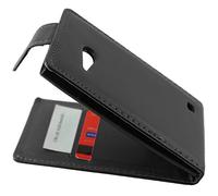 ebestStar - compatible with Nokia Lumia 735 Case Lumia 730 dual Slim Protective PU Leather Cover, Shock proof Full protection, Black [Phone: 134.7 x 68.5 x 8.9mm, 4.7'']