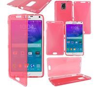 ebestStar - compatible with Samsung Galaxy Note 4 Case N910F [Soft Silicone] Wallet Cover, Shock Absorption full flexible protector, Red [Phone: 153.5 x 78.6 x 8.5mm, 5.7'']