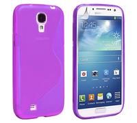 ebestStar - compatible with Samsung Galaxy S4 Case i9500 i9505 Ultra Thin S-line Cover, Soft Flexible Premium Silicone Gel, Shock proof, Purple [Phone: 136.6 x 69.8 x 7.9mm, 5.0'']