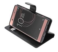 ebestStar - compatible with Sony Xperia XA2 Ultra Case XA2 Ultra/Dual (2018) Wallet Case PU Leather Flip Cover with Card Slot Holder, Black [Phone: 163 x 80 x 9.5mm, 6.0'']