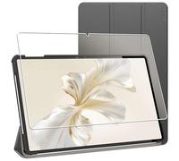 ebestStar - for Honor Pad 9 Case, Smart Cover Magnetic Flip Protection, PU Leather, Black + Glass Screen Protector