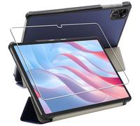 ebestStar - for Honor Pad X9 Case, Smart Cover Magnetic Flip Protection, PU Leather, Dark Blue + Glass Screen Protector