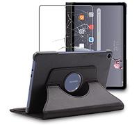 ebestStar - for Huawei MatePad T 10 Case T 10S, Cover 360 Rotating Protection, PU Leather, Black + Glass Screen Protector
