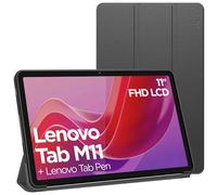 ebestStar - for Lenovo Tab M11 Case, Smart Cover Magnetic Flip Protection, Silicone, Black