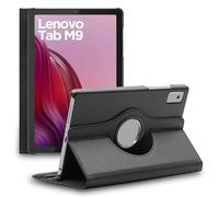 ebestStar - for Lenovo Tab M9 Case, Cover 360 Rotating Protection, PU Leather, Black