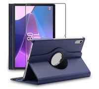 ebestStar - for Lenovo Tab P11 Case Gen2, Cover 360 Rotating Protection, PU Leather, Dark Blue + Glass Screen Protector