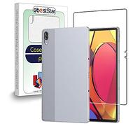 ebestStar - for Lenovo Tab P11 Pro Case, Silicone Cover, Premium Protection, Ultra Clear Transparent, Transparent + Glass Screen Protector