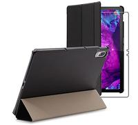 ebestStar - for Lenovo Tab P11 Pro Case, Smart Cover Magnetic Flip Protection, PU Leather, Black + Glass Screen Protector