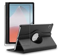 ebestStar - for Oppo Pad Air Case, Cover 360 Rotating Protection, PU Leather, Black + Glass Screen Protector
