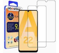 ebestStar - for Samsung Galaxy A22 5G Screen Protector x2, Tempered Glass Protection, Premium Ultra Clear Transparent