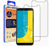 ebestStar - for Samsung Galaxy J6 2018 Screen Protector x2 SM-J600F, Tempered Glass Protection, Premium Ultra Clear Transparent