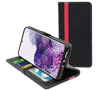 ebestStar - for Samsung Galaxy S20+ Wallet Case S20+ 5G, Magnetic Flip Cover Protection, PU Leather Card Holder, Black/Red