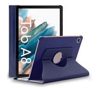 ebestStar - for Samsung Galaxy Tab A8 10.5 Case SM-X200 X205 (2021), Cover 360 Rotating Protection, PU Leather, Dark Blue