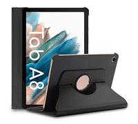 ebestStar - for Samsung Galaxy Tab A8 10.5 Case SM-X200 X205 (2021), Cover 360 Rotating Protection, PU Leather, Black