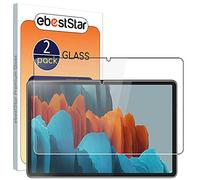 ebestStar - for Samsung Galaxy Tab S7 Screen Protector x2 SM-T870, Tempered Glass Protection, Premium Ultra Clear Transparent