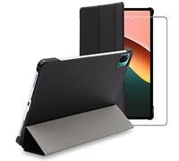 ebestStar - for Xiaomi Pad 5 Case Pad 5 Pro, 5G (2021), Smart Cover Magnetic Flip Protection, PU Leather, Black + Glass Screen Protector