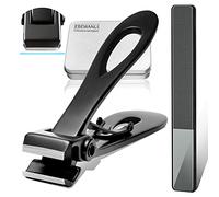 EBEWANLI Straight Nail Clipper, 17mm Wide Jaw Opening Extra Large Toenail Clippers for Thick Nails or Tough Fingernail & Ingrown Toenail, Heavy Duty Thick Toenail Clippers for Seniors, Men, Adult