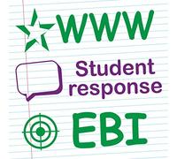 EBI, WWW, Student Response 3 Teacher Stamp Set. Reinkable