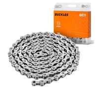 Ebike 11 Speed Chain 136 Link Bicycle Chain Compatible with Shimano Silver | Reinforced e-bike chain for high-torque mid-motors. Anti-rust coating ensures durability to stop high-torque snapping.