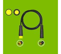 Ebike 3-Pin Extension Cable for Throttle Hall PAS Sensor - Waterproof Male to Female Adapter for Electric For Bicycle Mountain Bike Handlebar Speed Control - Black(male to female)