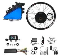 Ebike 72V 3000W 24" 26" 27.5" 29”700C MTX39 Rear Wheel Conversion Kits with Surron Style Full Bar Twist Throttle & 72V 26AH Triangle Battery (26 Inch Rear)