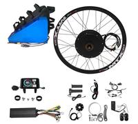 Ebike 72V 3000W 24" 26" 27.5" 29”700C MTX39 Rear Wheel Conversion Kits with Surron Style Full Bar Twist Throttle & 72V 26AH Triangle Battery (24 Inch Rear)