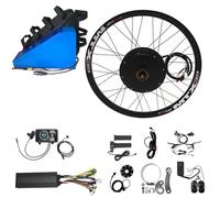 Ebike 72V 3000W 24" 26" 27.5" 29”700C MTX39 Rear Wheel Conversion Kits with Surron Style Full Bar Twist Throttle & 72V 26AH Triangle Battery (27.5 Inch Rear)