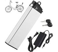 Ebike Battery 48V 8Ah Waterproof Folding Electric Bike Battery 48V High Power Battery with Charger and BMS for 50W 100W 250W 350W Bicycle Motor A,410mm