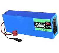 Ebike Battery 60V Electric Bicycle Battery Lithium Battery Pack 12Ah 15Ah 20Ah 25Ah 30Ah Built-In BMS Li-Ion Battery with Charger for 200W-1500W Electric Scooter Motor T Plug 60V 25Ah