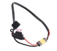 Ebike Battery Power Cable, Electric Bicycle Battery Controller Waterproof Fuse Power Cord, 14AWG Discharge Wire High Temperature Resistant Male And Female End