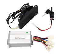 Ebike Controller 12V 24V 36V 48V 250W 350W 500W 800W 1000W Electric Bike Brushed Speed Motor Controller Set With Throttle Pedal(36V 800W)
