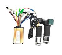 Ebike Controller Electric Bike/Bicycle E-bike E-scooter Brushless Controller 24V 36V 48V 250W 350W 10A 12A 15A 18A 20A With Twist Thumb Throttle(Silver throttle kit)