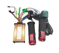 Ebike Controller Electric Bike/Bicycle E-bike E-scooter Brushless Controller 24V 36V 48V 250W 350W 10A 12A 15A 18A 20A With Twist Thumb Throttle(Red throttle kit)