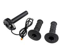 Ebike Full TwistThrottle for Macfox 3 Pin Surron StyleThrottle Grip Kit 12V-72V Waterproof Quick Twist Compatible for HappyRun Freego Heybike Electric Dirt Bike (Black)