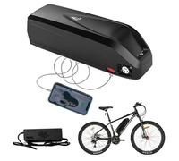 Ebike Lithium Battery Pack, Lithium-Ion Battery with Charger and LED Power Display for 200W 250W 350W 500W 750W Electric Bike MTB Motor Battery 36V,17.5AH