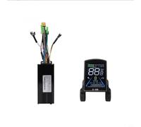 Ebike S100 Instrument Panel And Controller Kit 17A To 40A Sine Wave Tri Mode For 24V 36V 48V Electric Bicycle Motors From 250W To 2000W With Heat Dissipation(30A)