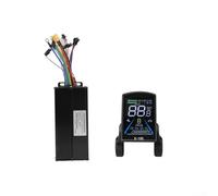 Ebike S100 Instrument Panel And Controller Kit 17A To 40A Sine Wave Tri Mode For 24V 36V 48V Electric Bicycle Motors From 250W To 2000W With Heat Dissipation(40A)