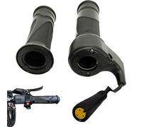Ebike Throttle, 1 Pair Full Twist Throttle Ebike Portable Lightweight Full Twist with 3 Pin Waterproof Connector for or Folding Electric Scooter