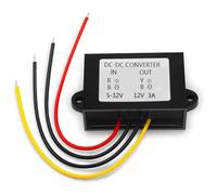 EBILUN 12V Voltage Stabilizer Vehicle mounted 5-32V to 12VDC-DC Power Adapter Converter Automatic Boost and Lower Voltage Module (3A)