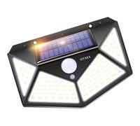 EBILUN Solar Security Lights,Outdoor Waterproof IP65 Wall Light, 100 LED Solar lamp Motion Sensor Wireless Solar Garden Light 3 Modes (1 Pack)