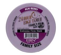 EBIN NEW YORK 24 Hour Edge Tamer Refresh - Extreme Firm Hold, 8.25 Oz, Acai Berry - No Flaking, No White Residue, Shine and Smooth with Argan Oil & Castor Oil