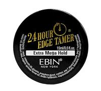 EBIN NEW YORK 24 Hour Edge Tamer Extra Mega Hold 15 ml Strong Edge Control Gel, No Flaking, Sleek Smooth Finish, Long Lasting, Argan & Castor Oil