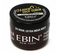 EBIN NEW YORK 24 Hour Edge Tamer Extra Mega Hold 15 ml Strong Edge Control Gel, No Flaking, Sleek Smooth Finish, Long Lasting, Argan & Castor Oil