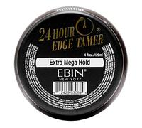 EBIN NEW YORK 24 Hour Edge Tamer, Extra Mega Hold, 4.0 Oz - No Flaking, White Residue, Shine and Smooth texture with Argan Oil and Castor Oil