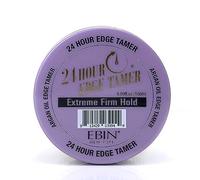 EBIN NEW YORK 24 Hour Edge Tamer Extreme Firm Hold 180ml - No Flake Edge Control Gel for Curly Hair - Sweatproof, Vegan, Paraben-Free, Long-Lasting Styling Grip, Smooth Finish for Unisex Use