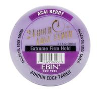 EBIN NEW YORK 24 Hour Edge Tamer Refresh - Extreme Firm Hold, 2.7 Oz, Acai Berry - No Flaking, No White Residue, Shine and Smooth with Argan Oil & Castor Oil