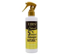 EBIN NEW YORK 5 Second Detangler Natural Hair | Lightweight Leave-In Detangling Spray for Curly, Coily and Kinky Hair | Instant Smoothness, Heat Protection and Shine | Vegan and Cruelty-Free | 250 ml