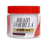 EBIN NEW YORK Braid Formula Conditioning Gel, Medium Hold, 11oz | Great for Braiding, Twisting, Edges, No Residue, No Flaking, Strong Hold, High Shine, Smoothing with Clean & Aloe Vera Scent